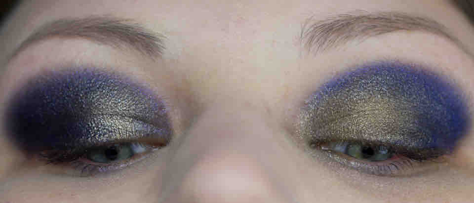 Makeup Gelbgold-Blau - Estee Lauder Cyber Gold