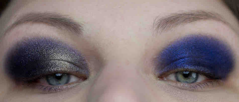 Makeup Gelbgold-Blau - Estee Lauder - MAC - mit ohne Gold