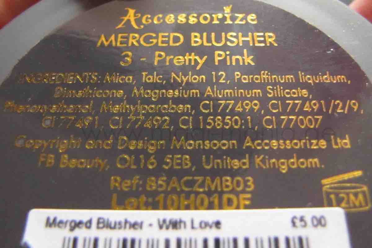 ACCESSORIZE With Love Merged Pretty Pink Blusher