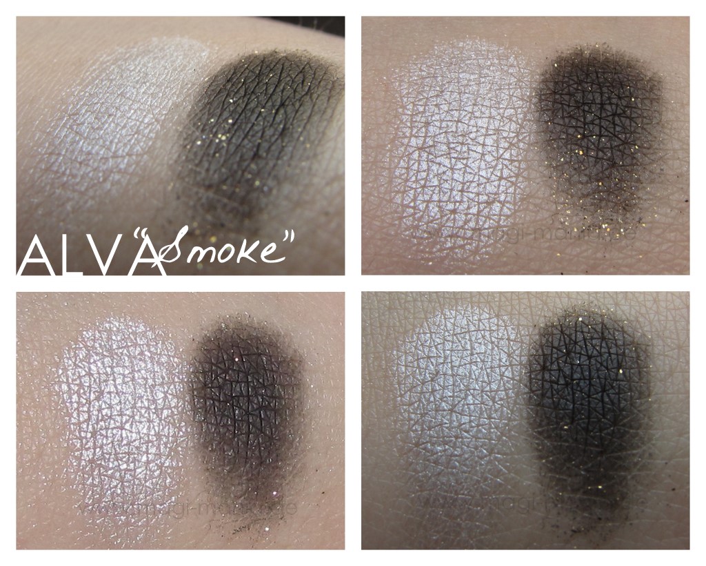 ALVA Smoke Lidschatten-Duo - Swatches ALVA Smoke Lidschatten-Duo - Swatches