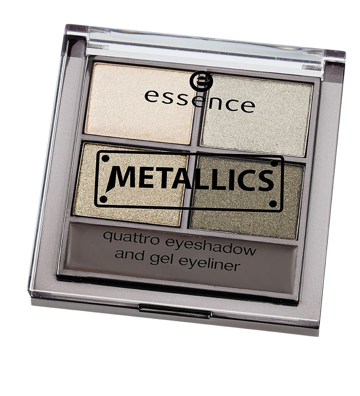 ESSENCE Metallics Trend Eyeshadow Quattro 01