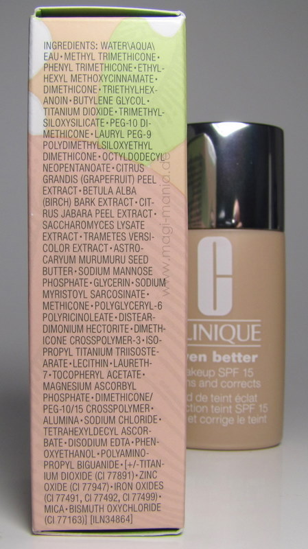 CLINIQUE Even Better Makeup INCI CLINIQUE Even Better Makeup INCI