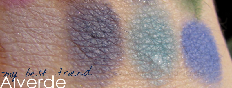 ALVERDE 'Kathrin' Lidschatten Quattro Swatch - MY BEST FRIEND