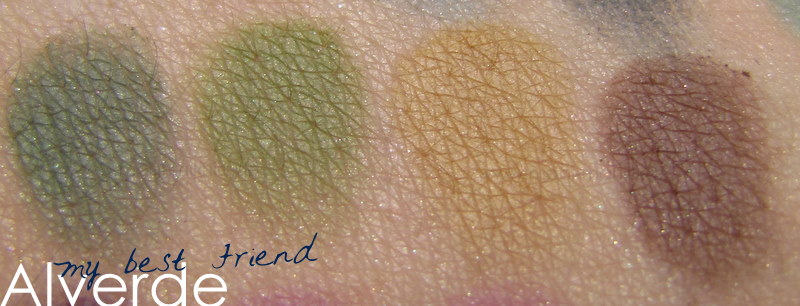 ALVERDE 'Lexi' Lidschatten Quattro Swatch - MY BEST FRIEND