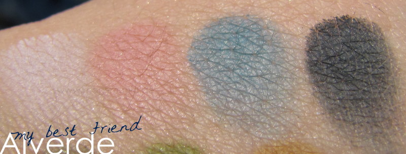 ALVERDE 'Mareike' Lidschatten Quattro Swatch - MY BEST FRIEND