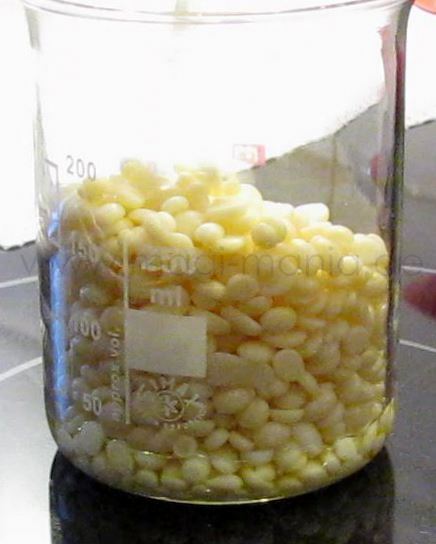 Body Melts / Massage Bars selbstgemacht - Kakaobutter schmelzen bei max. 40°C