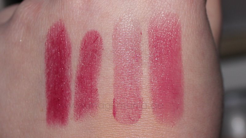 DIOR Serum de Rouge 'Ruby' vs. MILANI HD Advanced Lip Color 'Raspberry Blush'