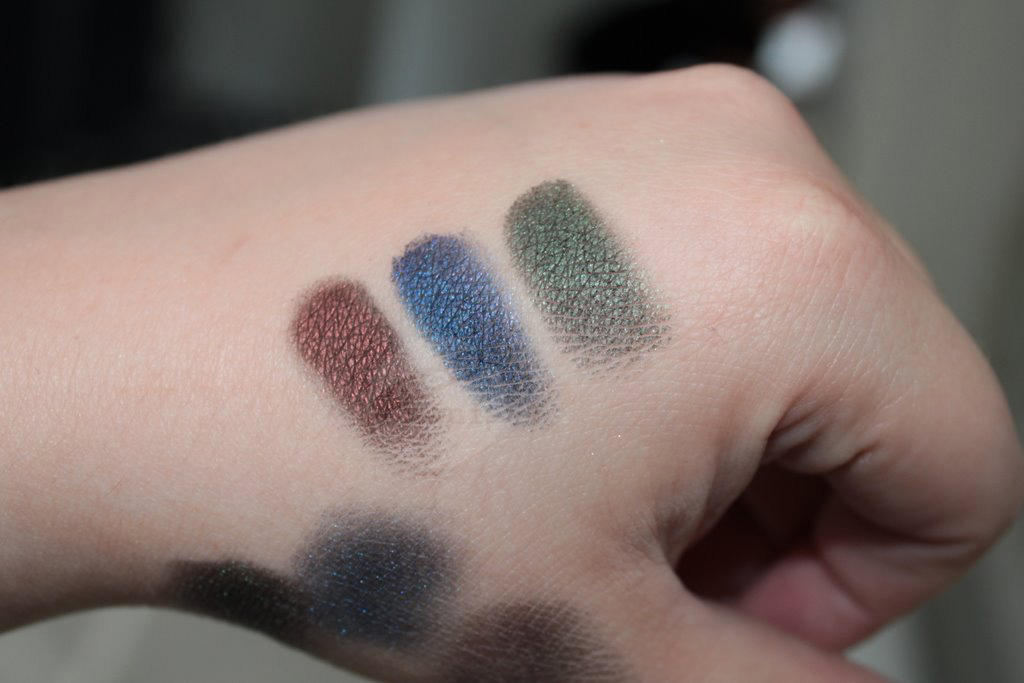 MAC Semi-Precious Mineralize Eyeshadow Swatches