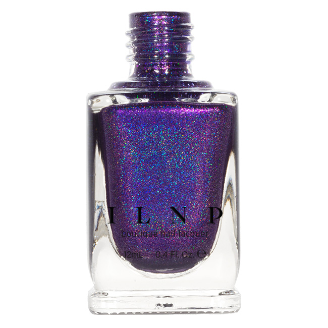 ILNP Purple Plasma Nail Polish dark lila holo