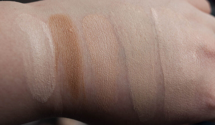 verrieben und leicht trocken bei Tageslicht