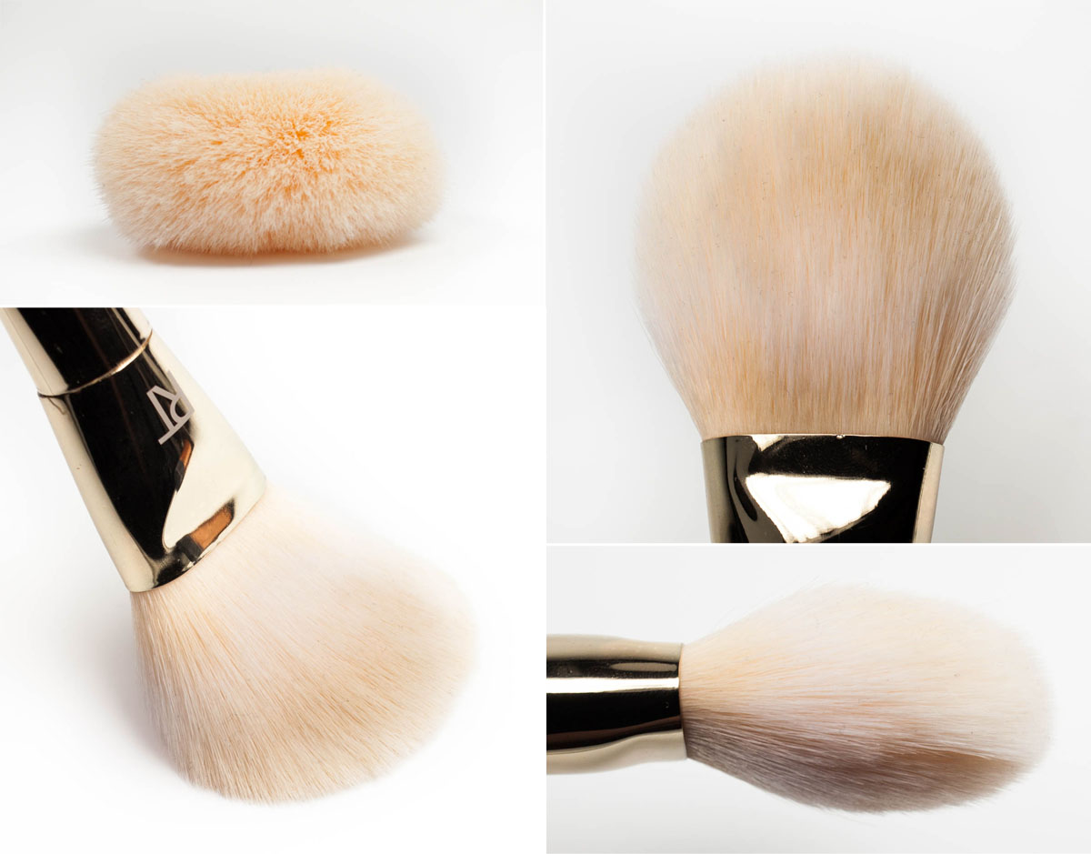 REAL TECHNIQUES Bold Metals Arched Powder Brush 100 Bristles