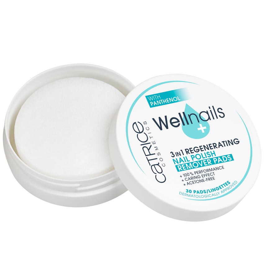 CATRICE Wellnails 3in1 Nail Polish Remover Pads
