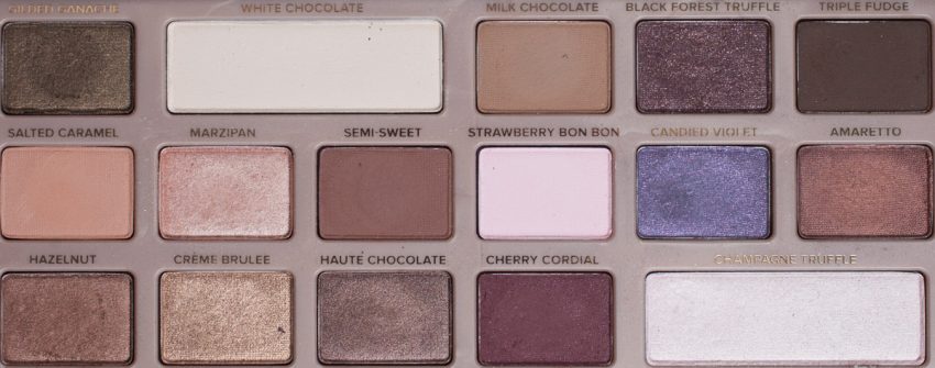TOO FACED Chocolate Bar Palette Eyeshadow Naked Nude Lidschatten Colors Flash
