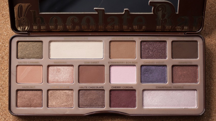 TOO FACED Chocolate Bar Palette Eyeshadow Naked Nude Lidschatten Daylight