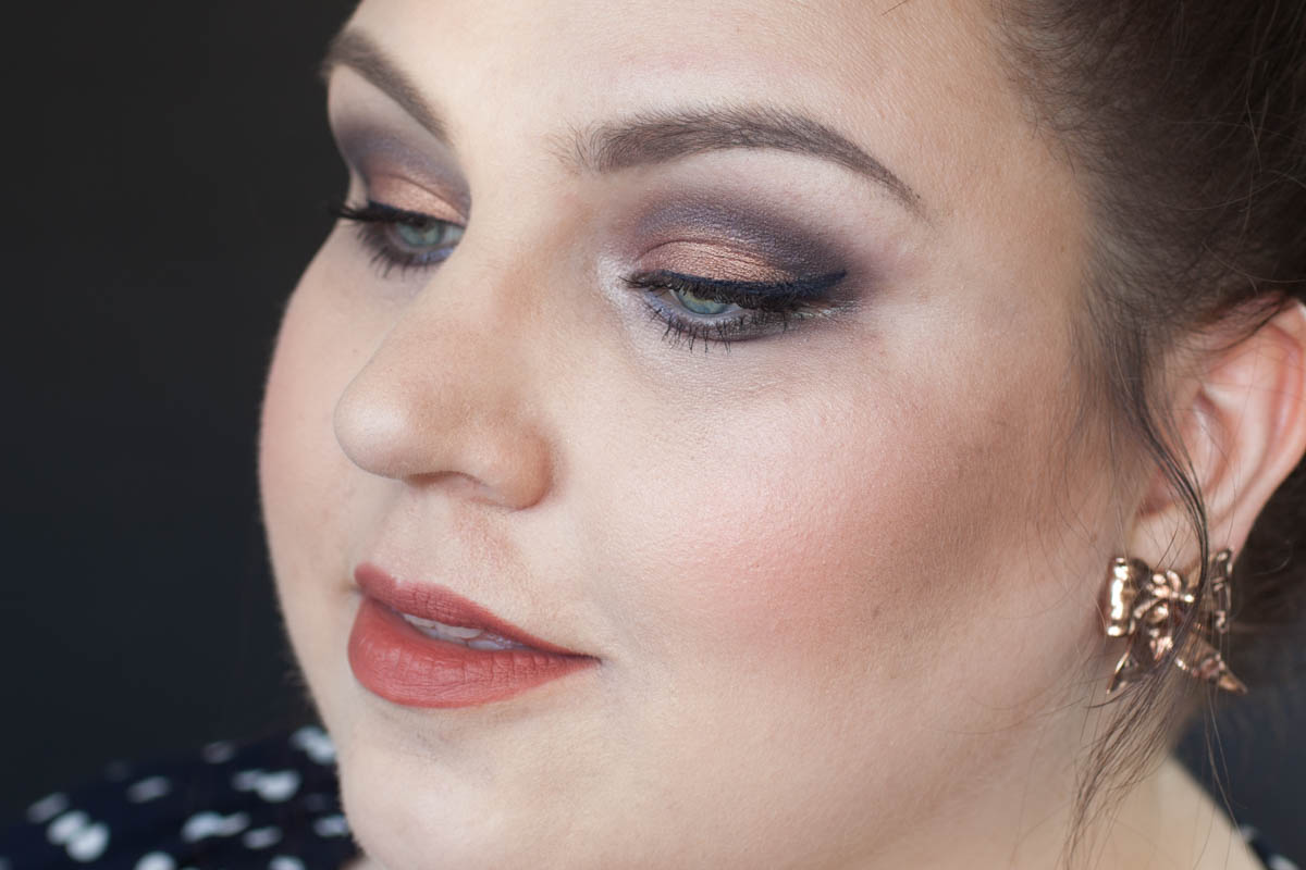 MAKEUP MAC Navy Times Nine ARDENCY INN Rose Gold Eyes-3