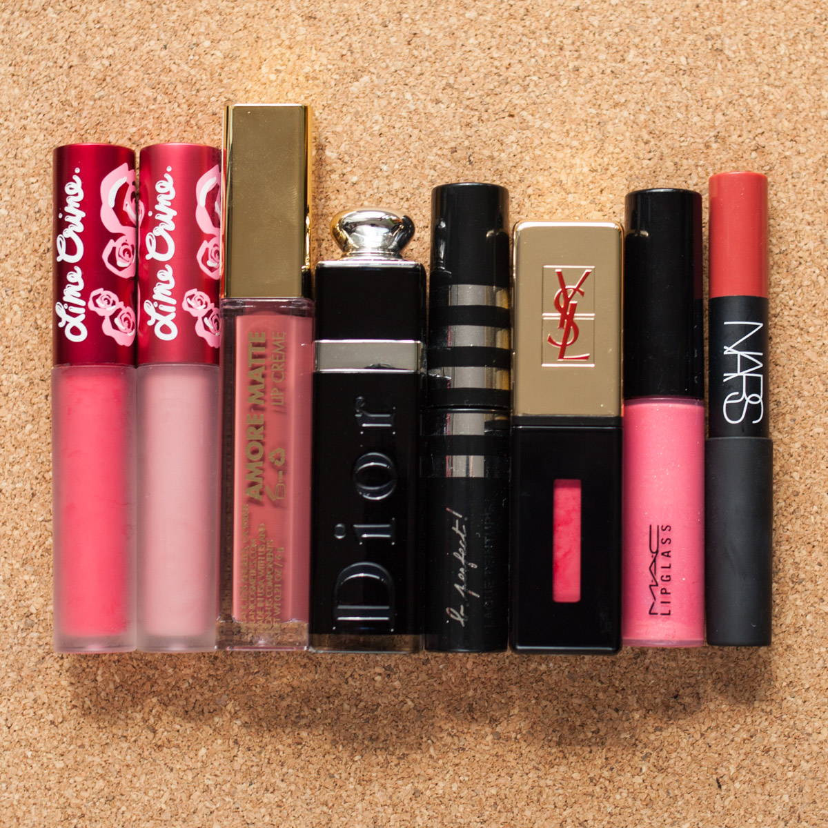Lippenstifte Ansammlung in der Handtasche-2