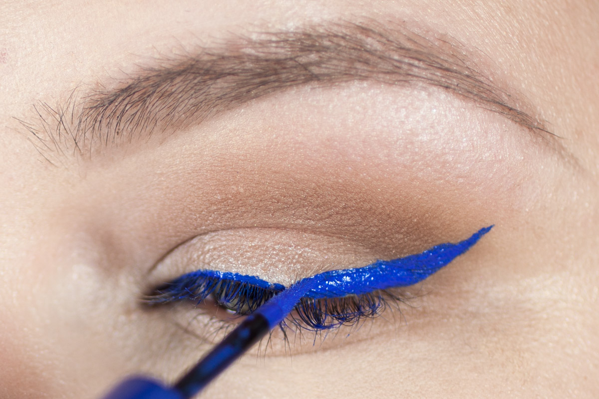 Perfekter Lidstrich: verbinden...