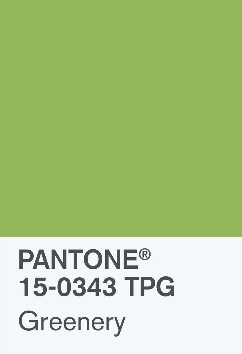 PANTONE Colour of the Year 2017 Greenery Ambient