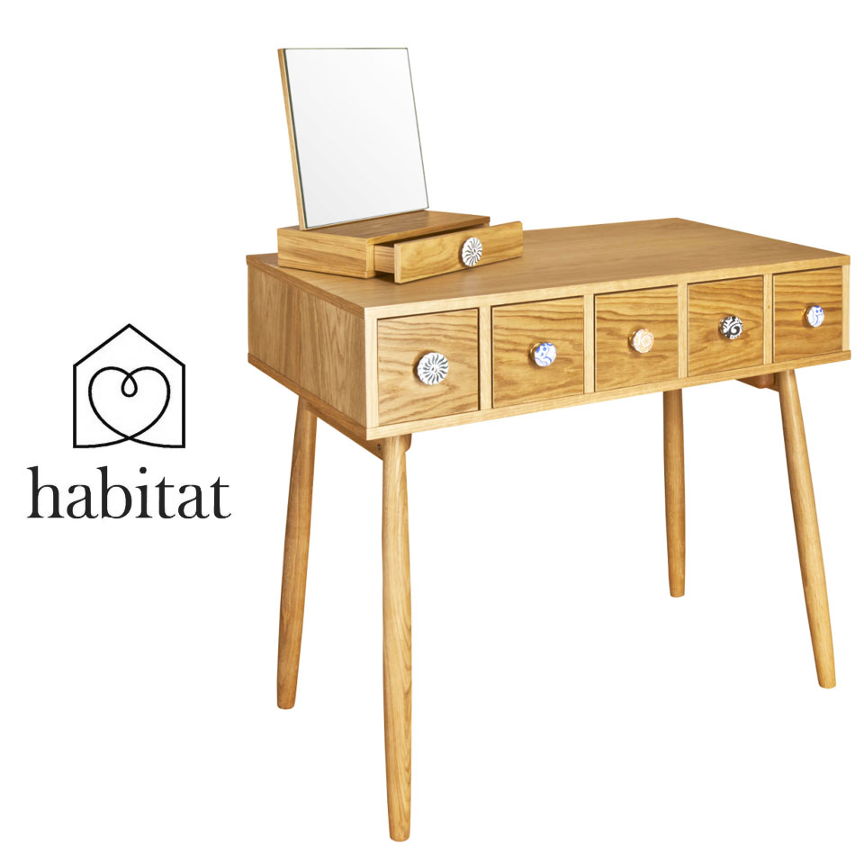 HABITAT Fleur Schminktisch Eiche
