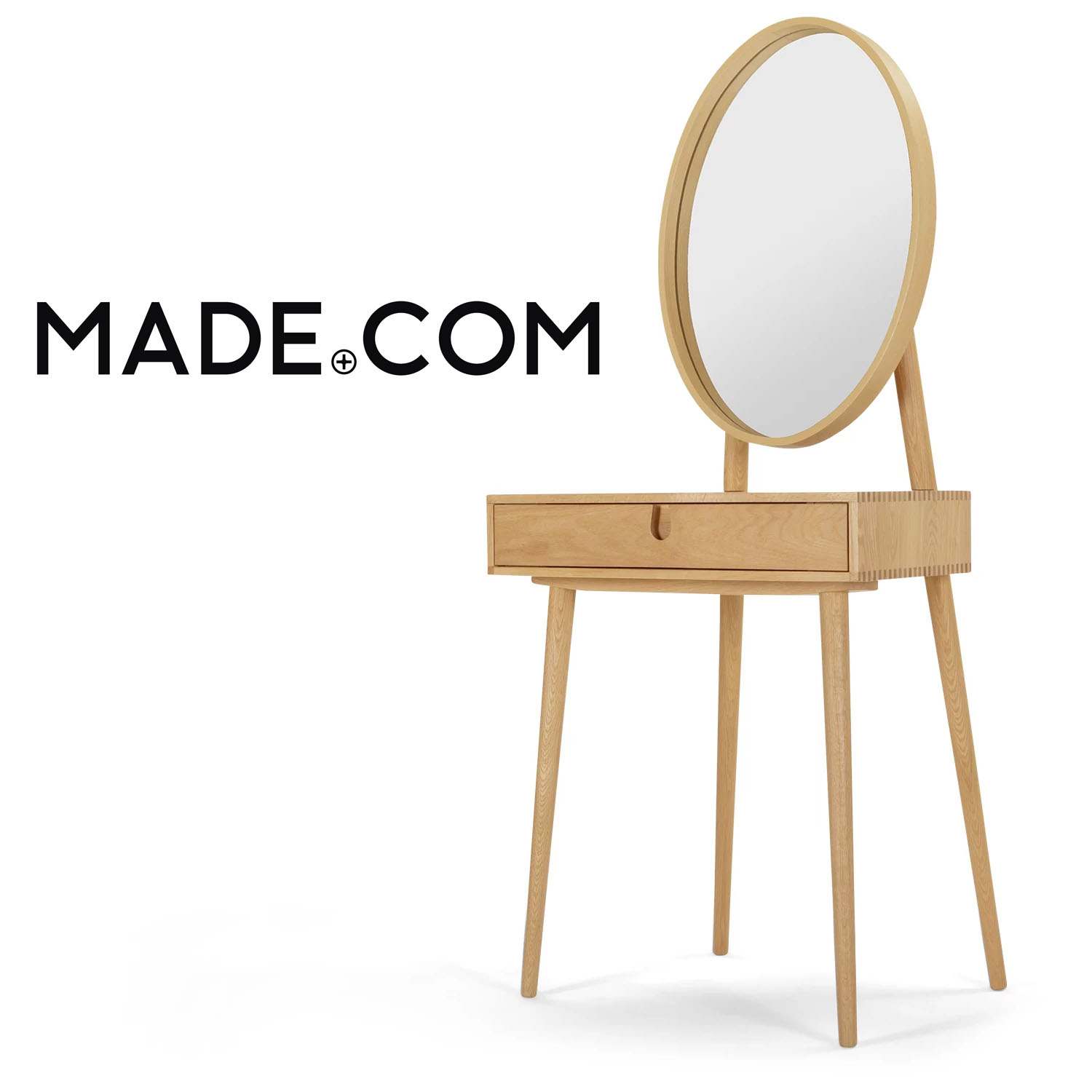 MADE Penn Eiche Schminktisch Vanity skandi desingn