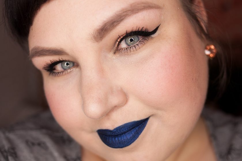 COLORED RAINE Blue Dragon Liquid Lip Paint Lipstick Metallic Blue Lips Makeup-16