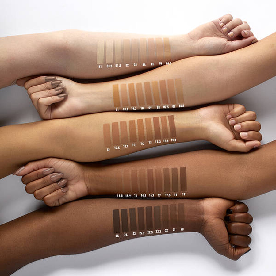 NYX Cant Stop Wont Stop Full Coverage Foundation welche Farbe Nuancen Swatches