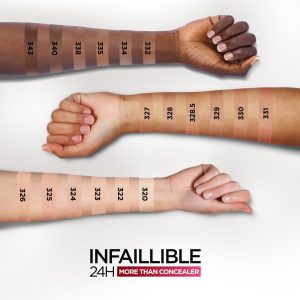 LOREALPARIS Infaillible More Than Concealer Swatches