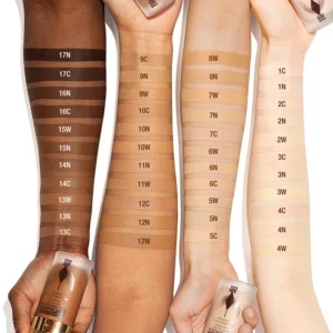 CHARLOTTE TILBURY Airbrush Flawless Foundation Swatches Shades Colors welche Farbe