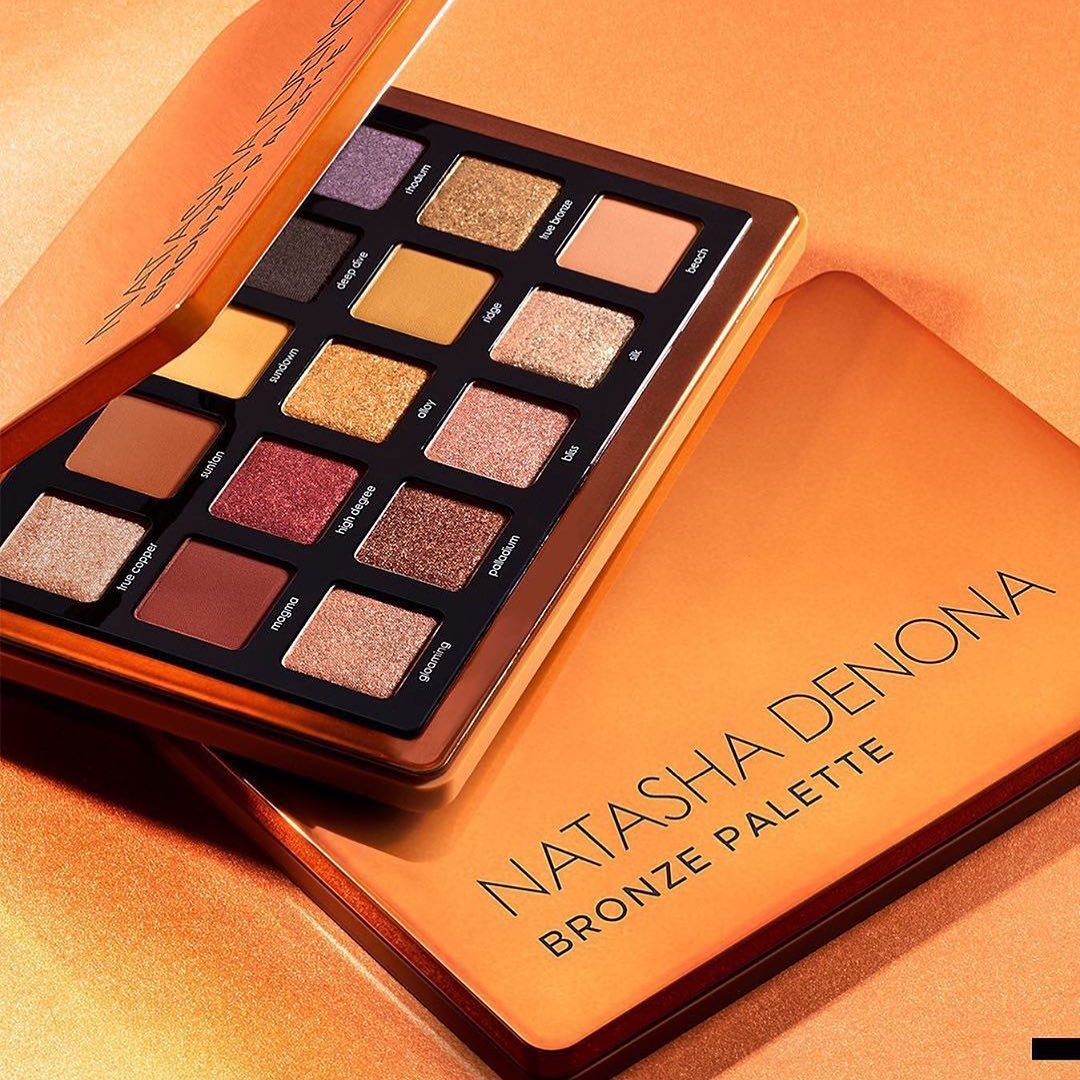 NATASHA DENONA Bronze Eyeshadow Palette Look Ambient Visual