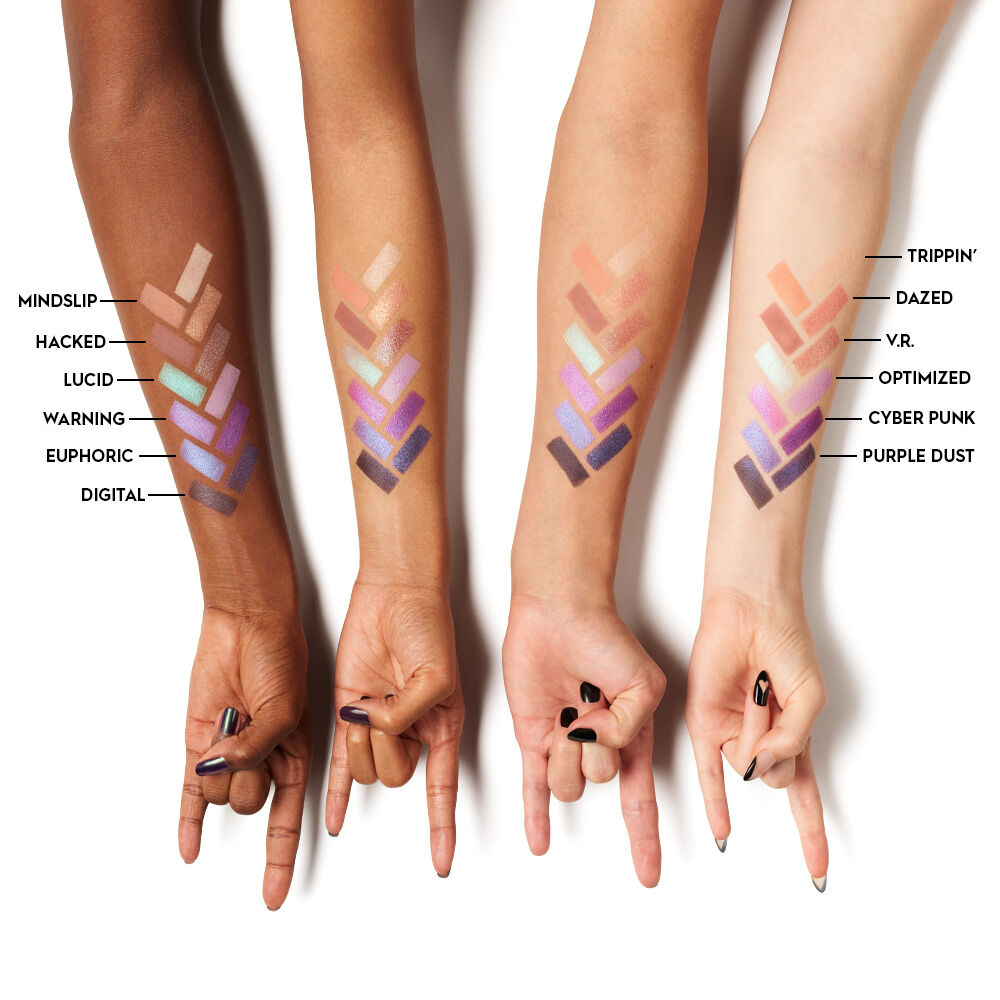 URBAN DECAY Naked Ultraviolet Eyeshadow Palette Swatches Colors Shades Farben