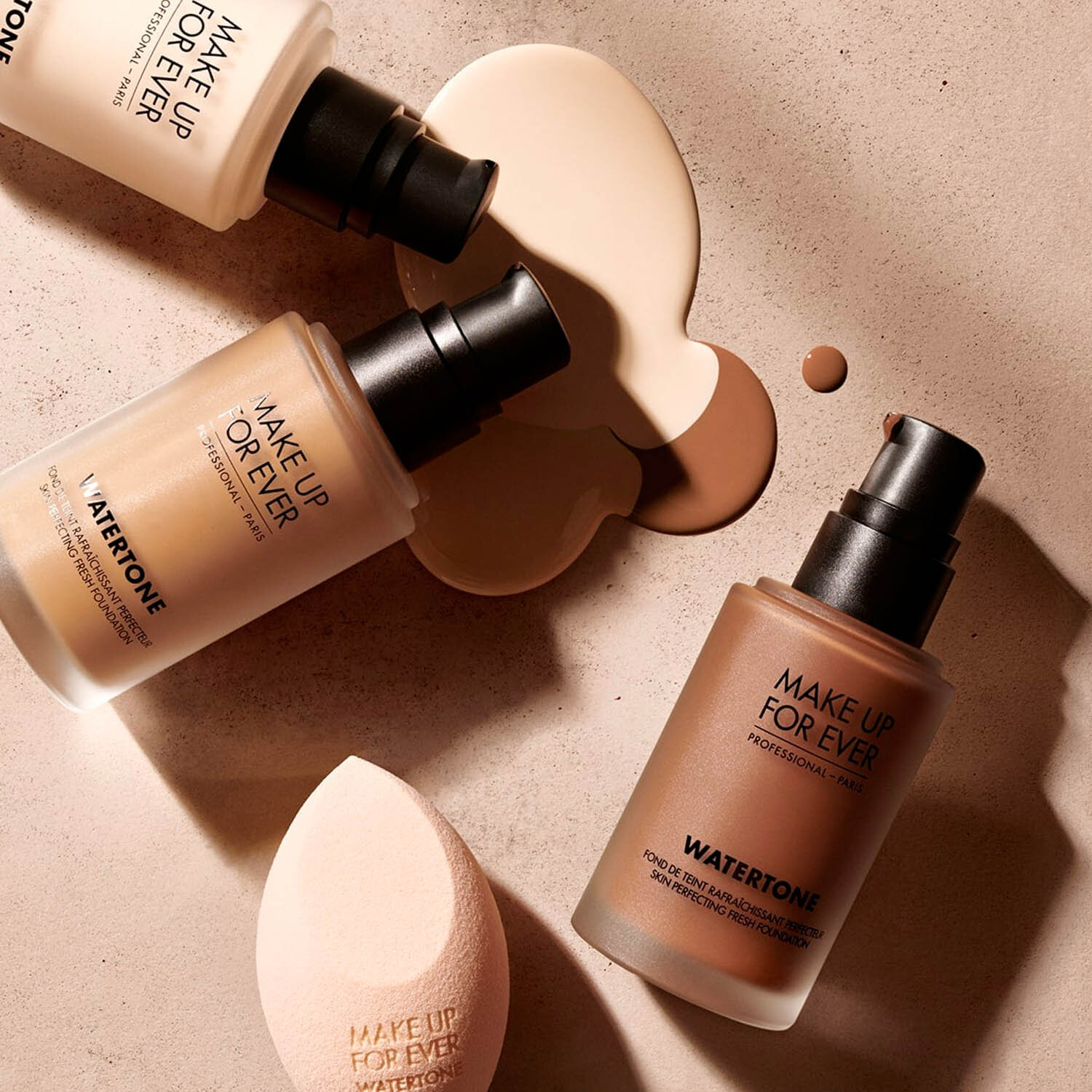 MAKE UP FOR EVER Watertone Skin-Perfecting Fresh Foundation Skin Tint Ambient