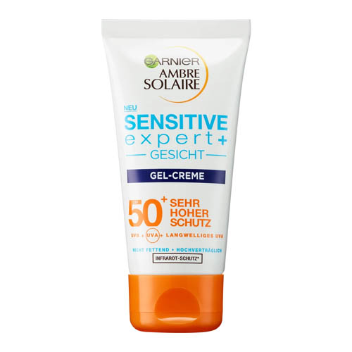 GARNIER AMBRE SOLAIRE Sensitive Expert Gesicht Gel Creme SPF 50