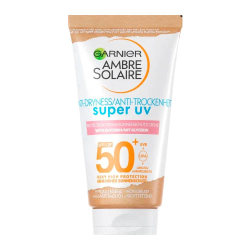 GARNIER AMBRE SOLAIRE Super UV Anti-Trockenheit Sonnenschutz-Creme SPF 50+