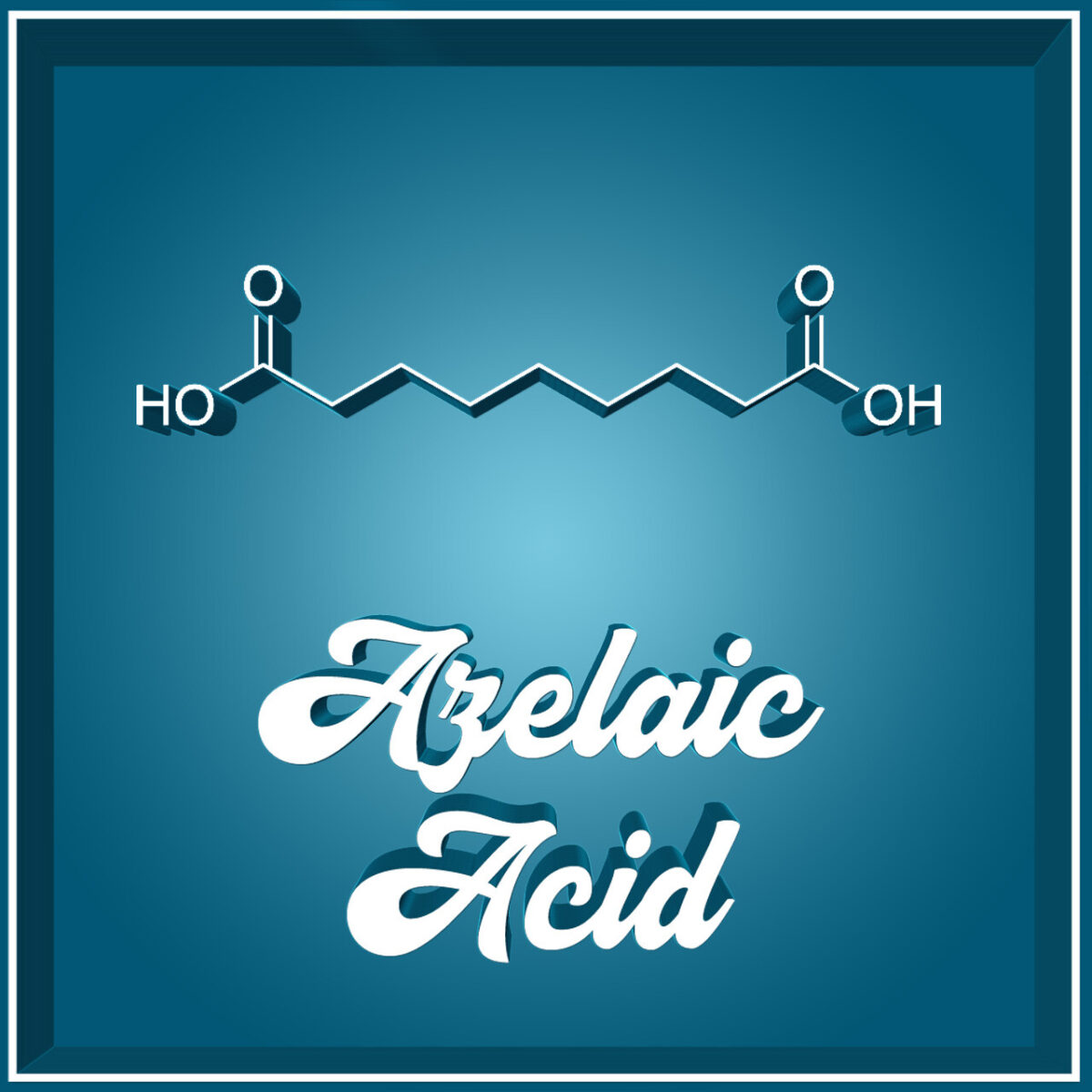 Azelaic Acid Azelainsäure Molekül