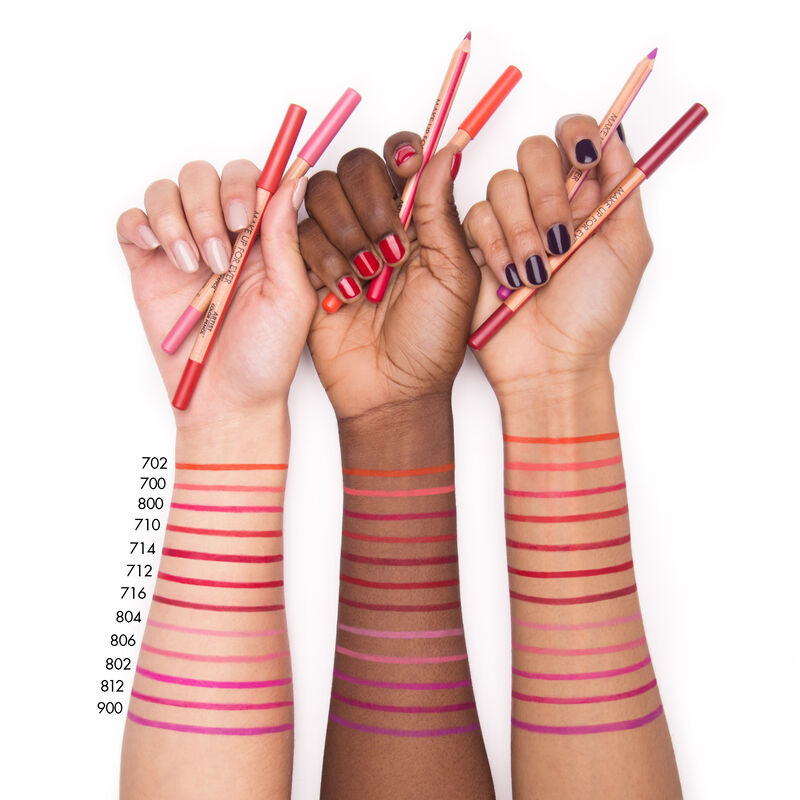 MAKE UP FOR EVER Artist Color Pencil Lip Liner Swatches