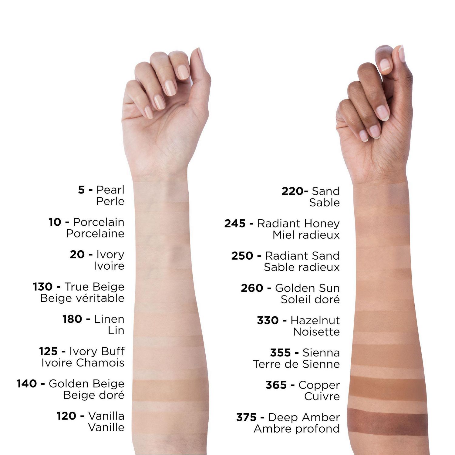 LOREAL Infaillable 24h Fresh Wear Foundation in a Powder Swatches welche Farbe helle Haut Colors Shades