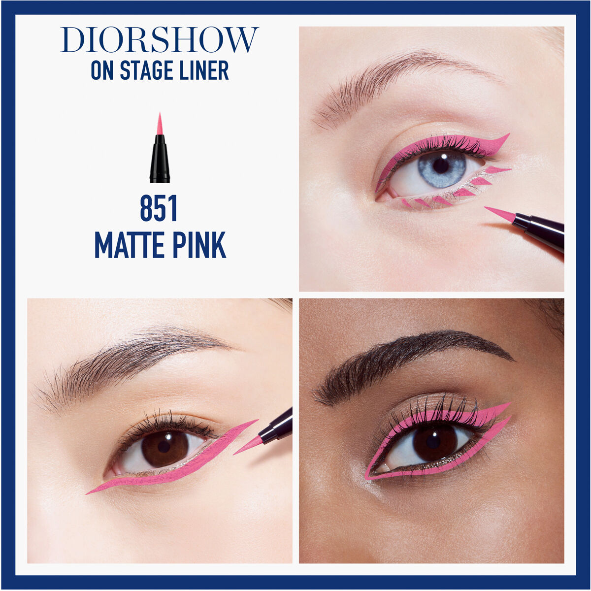 DIOR 851 Matte Pink Diorshow On Stage Liner