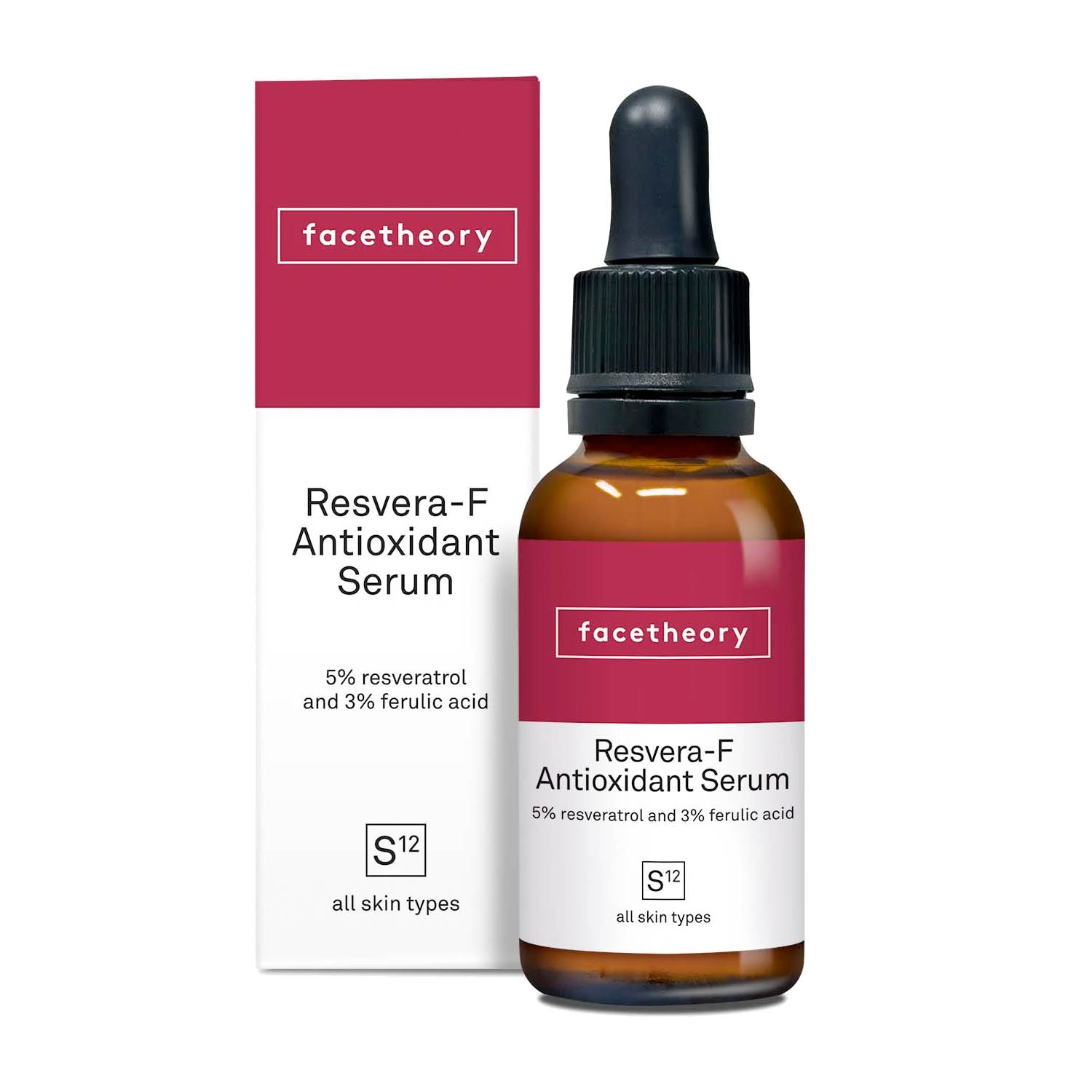 FACETHEORY Resvera-F Antioxidant Serum Resveratrol Ferulic Acid Erfahrungen Review deutsch