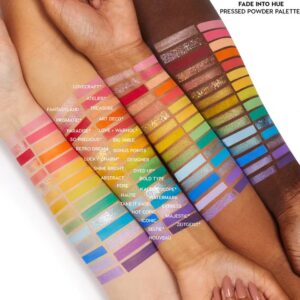 COLOURPOP Fade into Hue Eyeshadow Palette Swatches Rainbow Regenbogen Lidschattenpalette