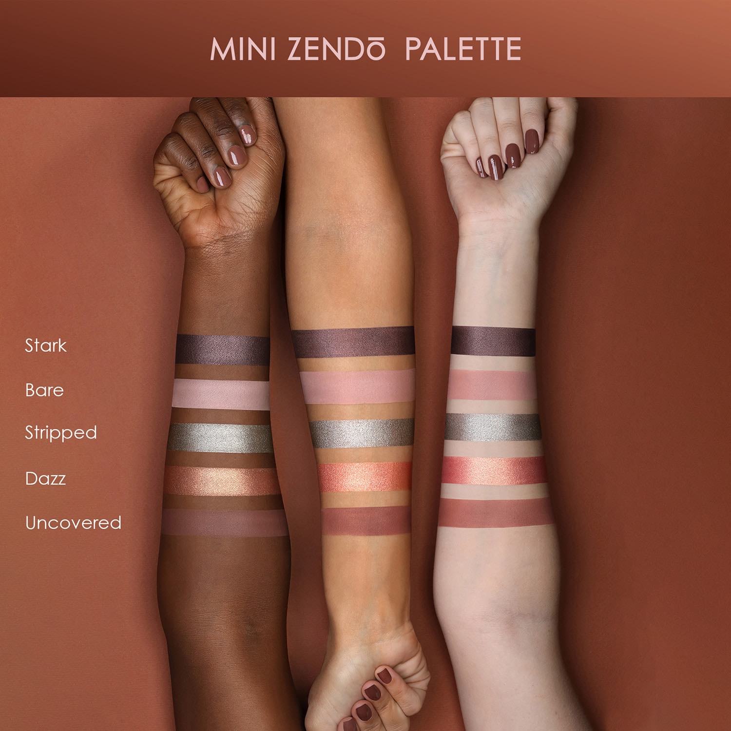 NATASHA DENONA Mini Zendo Palette Swatches Shades Colors Farben Nuancen
