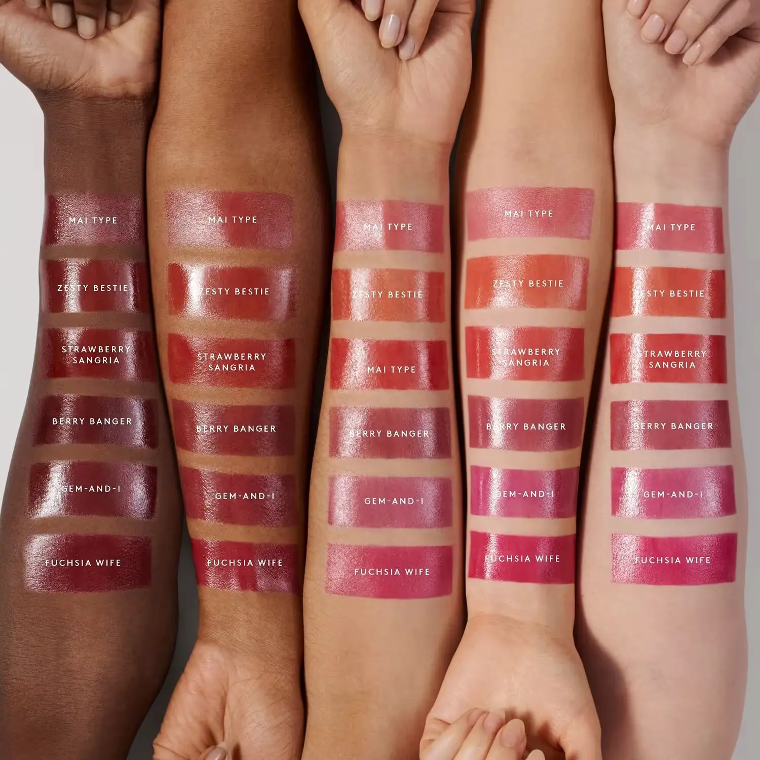 FENTY BEAUTY Poutsicle Hydrating Lip Stain Swatches Shades Colors