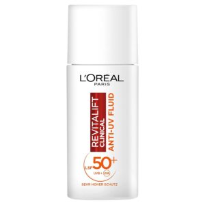 LOREAL PARIS Revitalift Clinical UV-Fluid SPF 50 Sunscreen Sonnenschutz Gesicht Erfahrungen Review Test