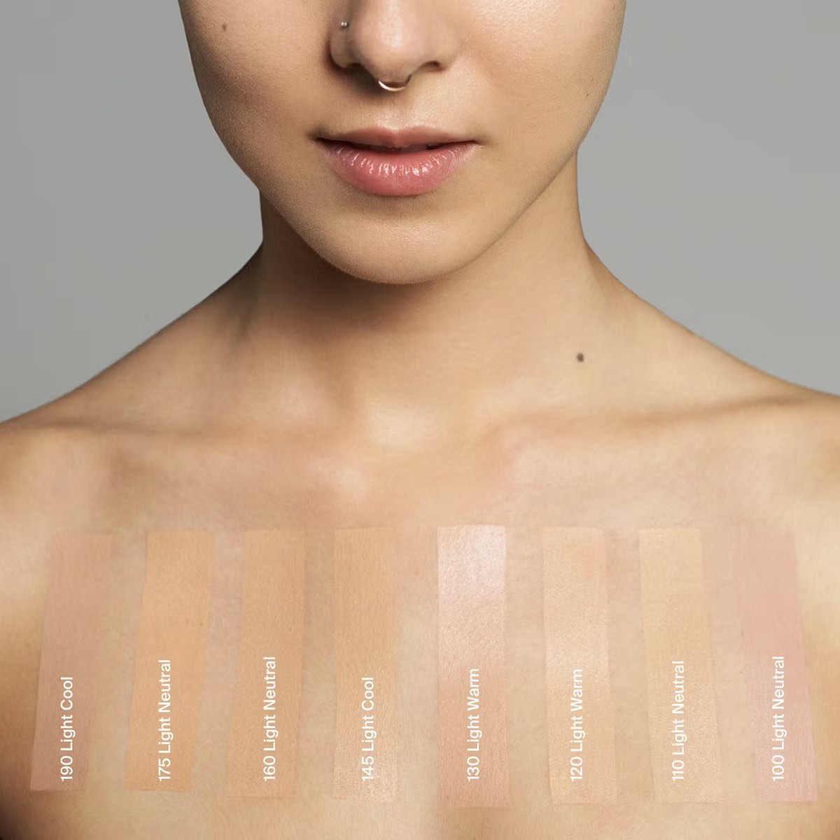 HAUS LABS Triclone Foundation Light Swatches