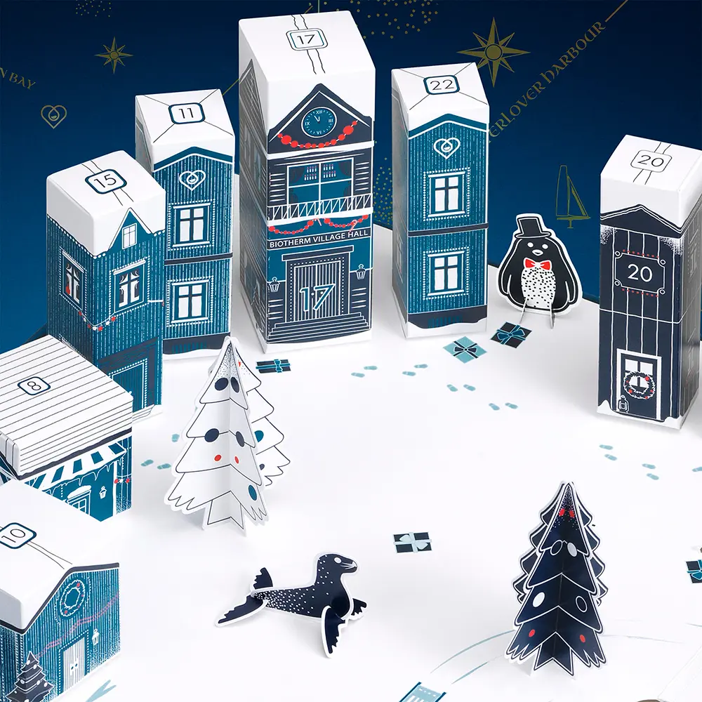 BIOTHERM Beauty Adventskalender 2024 Skincare Dorf