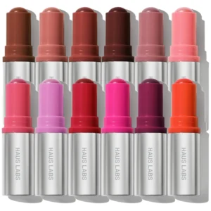 HAUS LABS Color Fuse Glassy Blush Balm Stick Lady Gaga Creme Rouge