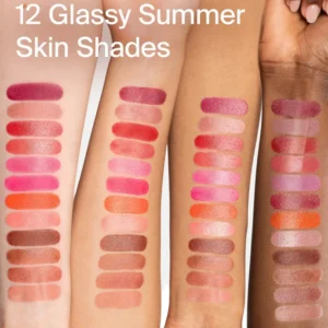 HAUS LABS Color Fuse Glassy Blush Balm Stick Swatches Colors