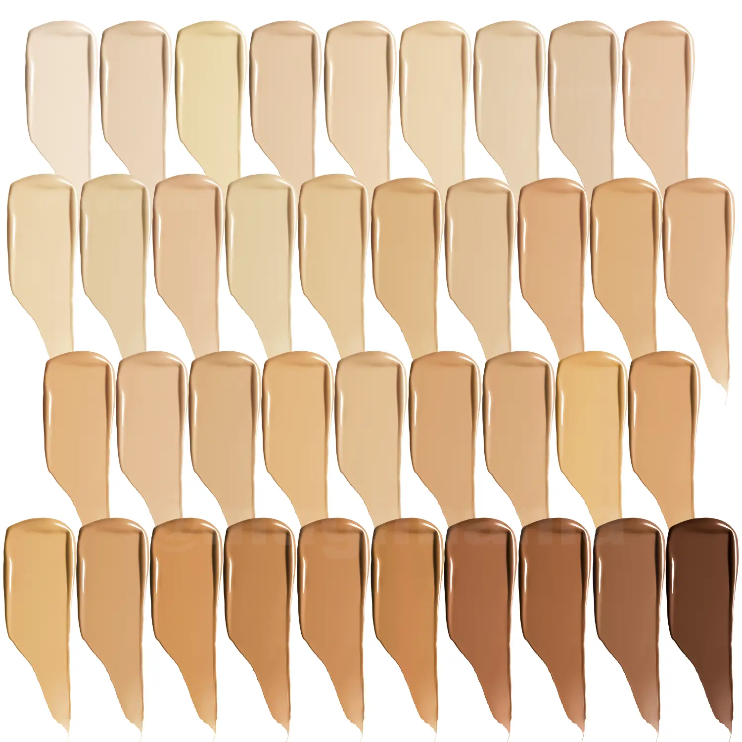 MAKE UP FOR EVER HD Skin Hydra Glow Foundation Swatches welche Farbe Shades Colors