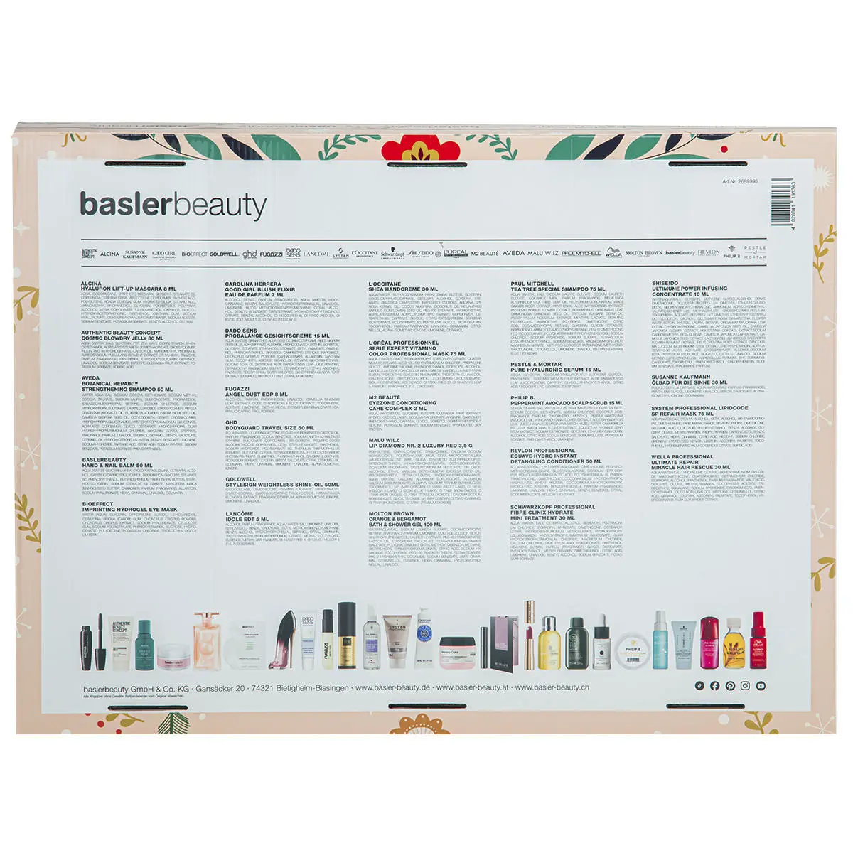 BASLER BEAUTY Adventskalender 2025 Inhalt Produkte Kosmetik