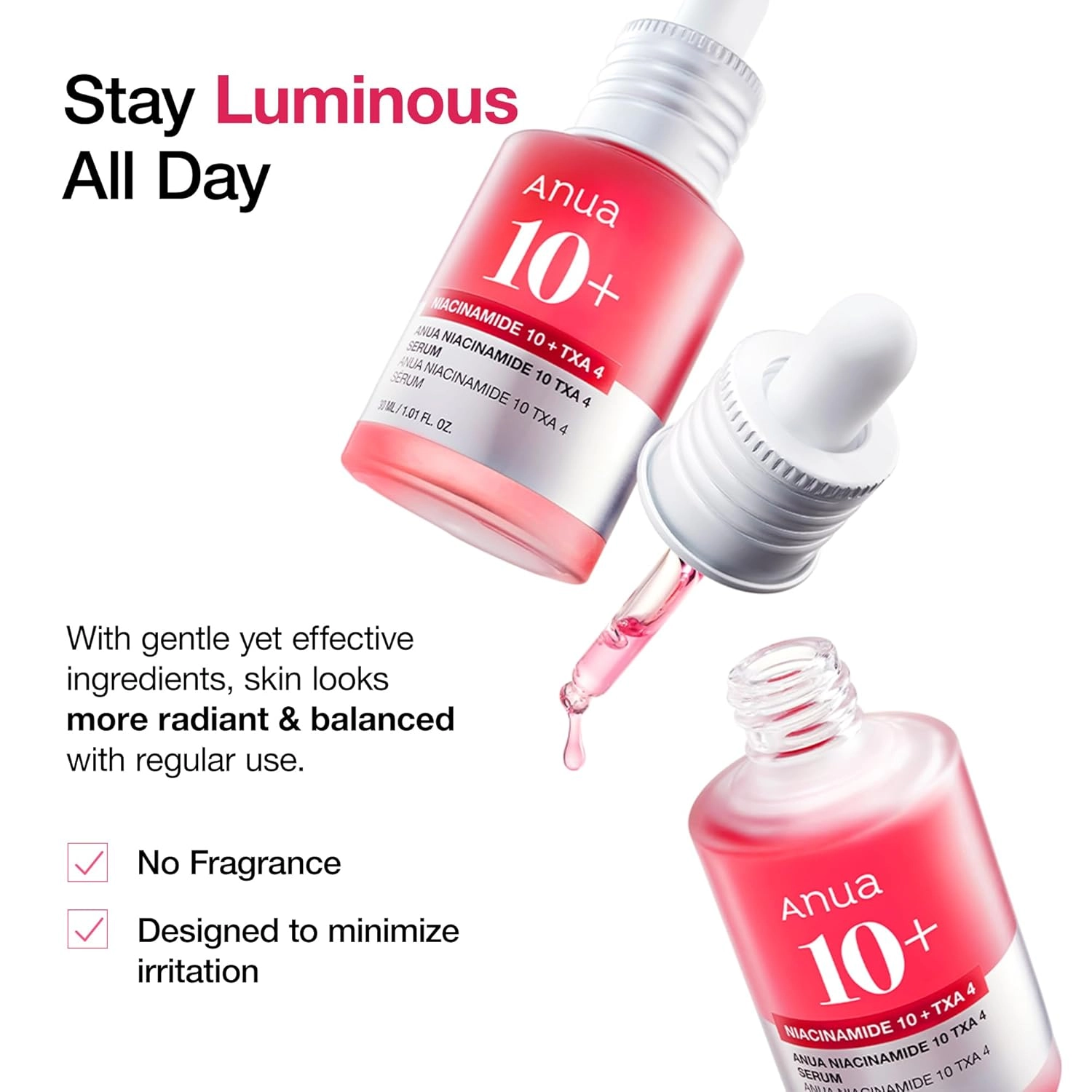 ANUA Niacinamide 10 TXA 4 Serum Luminous radiant brightening