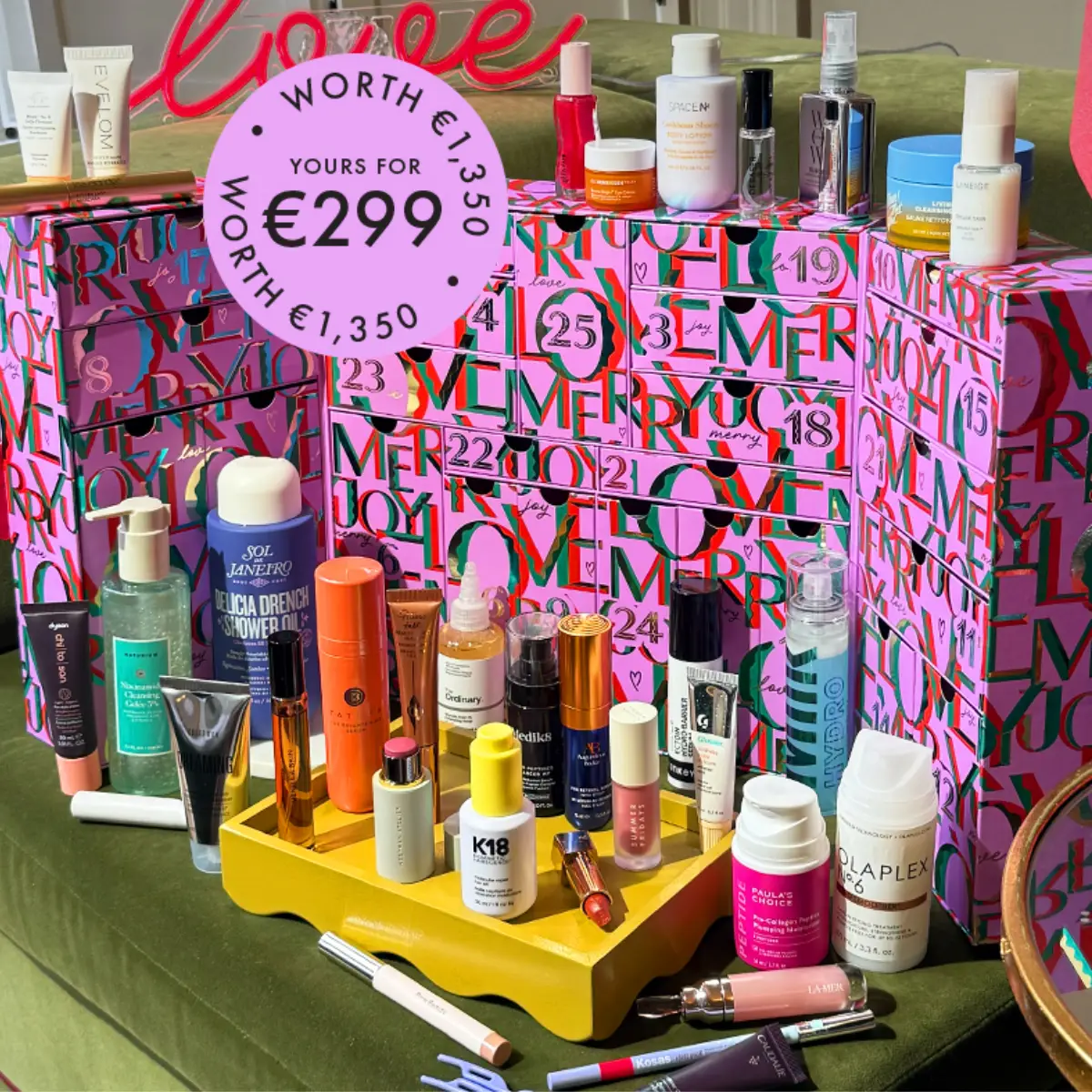 SPACENK Adventskalender 2025 Inhalt Produkte Skincare Makeup